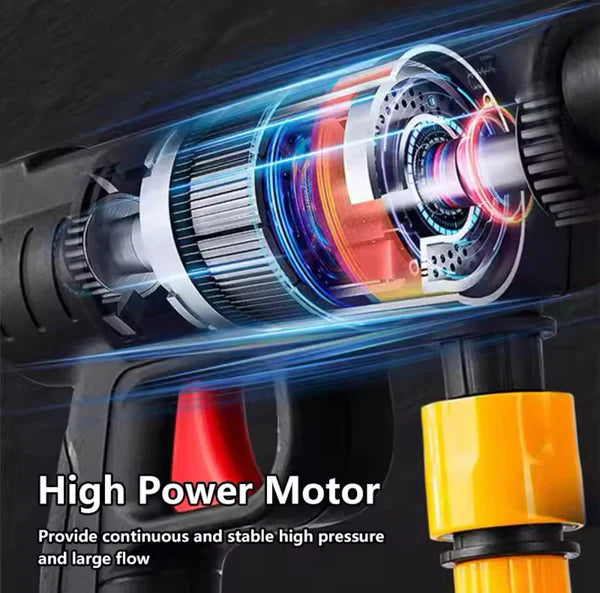 𝐃𝐎𝐍𝐓𝐔𝐌𝐏 𝐀𝐌𝐁𝐀𝐍𝐂𝐄 Double Battery Car Washer Gun – مسدس غسيل سيارات ببطاريتين