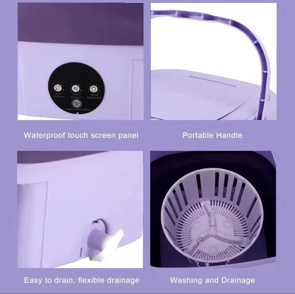 𝐃𝐎𝐍𝐓𝐔𝐌𝐏 𝐀𝐌𝐁𝐀𝐍𝐂𝐄 Portable Washing Machine – غسالة محمولة