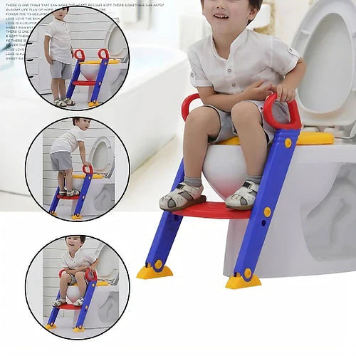 𝐃𝐎𝐍𝐓𝐔𝐌𝐏 𝐀𝐌𝐁𝐀𝐍𝐂𝐄™ Kid's Ladder Toilet Trainer – مدرب المرحاض للأطفال مع سلم