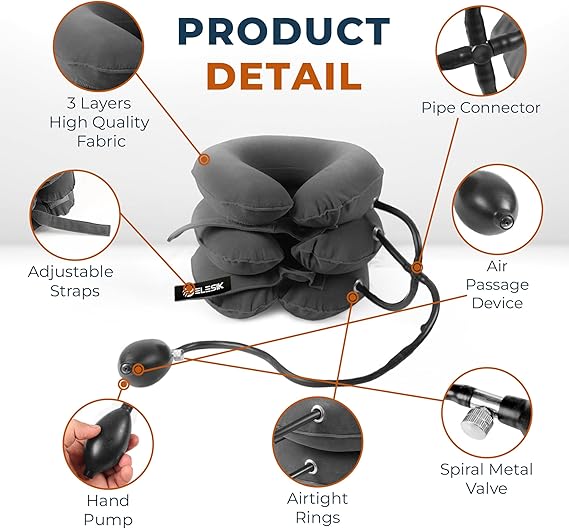 𝐃𝐎𝐍𝐓𝐔𝐌𝐏 𝐀𝐌𝐁𝐀𝐍𝐂𝐄 Cervical Neck Traction Device | جهاز شد الرقبة الفقري (عنق الر)