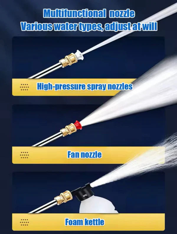 𝐃𝐎𝐍𝐓𝐔𝐌𝐏 𝐀𝐌𝐁𝐀𝐍𝐂𝐄 Double Battery Car Washer Gun – مسدس غسيل سيارات ببطاريتين