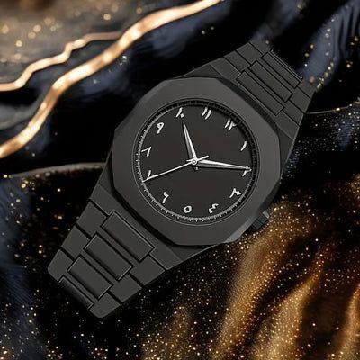 𝐃𝐎𝐍𝐓𝐔𝐌𝐏 𝐀𝐌𝐁𝐀𝐍𝐂𝐄™Black Arabic Aura Watch | ساعة هالة عربية سوداء