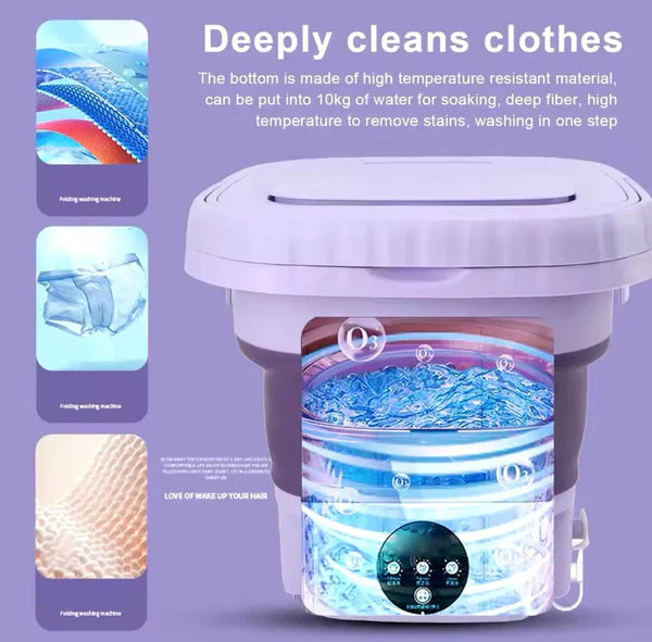 𝐃𝐎𝐍𝐓𝐔𝐌𝐏 𝐀𝐌𝐁𝐀𝐍𝐂𝐄 Portable Washing Machine – غسالة محمولة