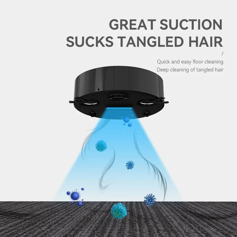 𝐃𝐎𝐍𝐓𝐔𝐌𝐏 𝐀𝐌𝐁𝐀𝐍𝐂𝐄 3-IN-1 Automatic Robot Vacuum Cleaner – مكنسة روبوت أوتوماتيكية 3 في 1