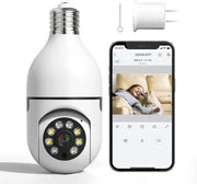 𝐃𝐎𝐍𝐓𝐔𝐌𝐏 𝐀𝐌𝐁𝐀𝐍𝐂𝐄™ Night Vision Wireless Bulb Camera | كاميرا لمبة لاسلكية بالرؤية الليلية